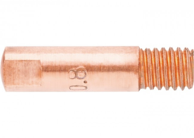 Токопроводящий наконечник для сварочных аппаратов Mig/Mag, 0,6 мм, 5 шт Denzel, ( 94380 )