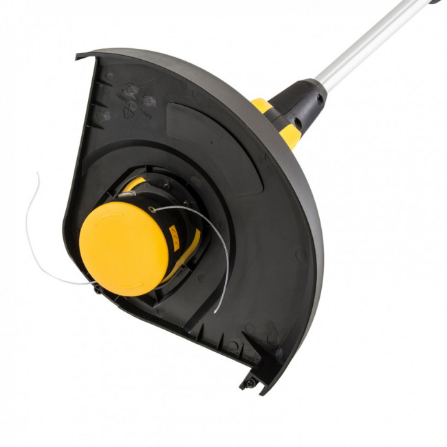 Триммер электрический TE-650, 650 Вт, 330 мм, катушка автоматическая, телескопическая штанга, регулировка угла наклона Denzel Триммер электрический TE-650, 650 Вт, 330 мм, катушка автоматическая, телескопическая штанга, регулировка угла наклона Denzel