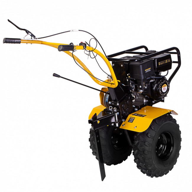 Мотоблок DPT-370-PRO, 7 л.с, ременное сцепление, ширина 90 см, глубина 35 см, фрез 3 х 4, ШОМ, передачи 4В/2Н Denzel ( 56404 )