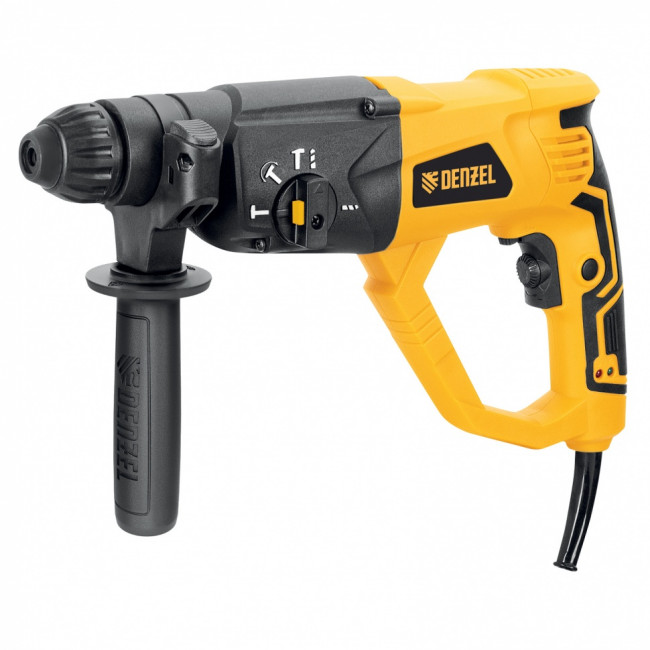 Перфоратор электрический RH-1050-26, SDS-plus, 1050 Вт, 3.2 Дж, 3 плюс 1 режим Denzel Перфоратор электрический RH-1050-26, SDS-plus, 1050 Вт, 3.2 Дж, 3 плюс 1 режим Denzel