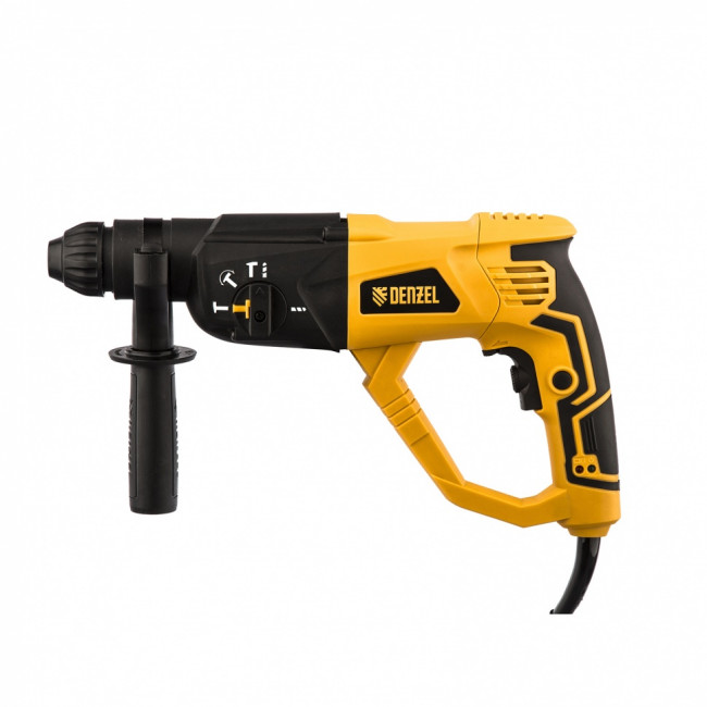 Перфоратор электрический RH-1050-26, SDS-plus, 1050 Вт, 3.2 Дж, 3 плюс 1 режим Denzel Перфоратор электрический RH-1050-26, SDS-plus, 1050 Вт, 3.2 Дж, 3 плюс 1 режим Denzel