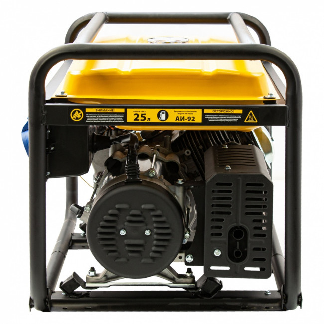 Генератор бензиновый GE 7900, 6.5 кВт, 220 В/50 Гц, 25 л, ручной пуск Denzel Генератор бензиновый GE 7900, 6.5 кВт, 220 В/50 Гц, 25 л, ручной пуск Denzel