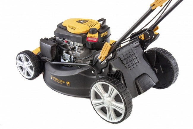 Газонокосилка бензиновая GLD-520SP, 196 куб.см, ширина 52 см, привод, 7 уровней,травосборник 60 л Denzel Газонокосилка бензиновая GLD-520SP, 196 куб.см, ширина 52 см, привод, 7 уровней,травосборник 60 л Denzel