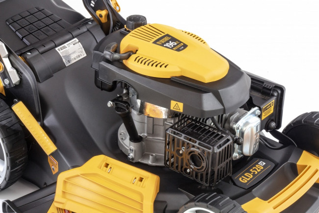 Газонокосилка бензиновая GLD-520SP, 196 куб.см, ширина 52 см, привод, 7 уровней,травосборник 60 л Denzel Газонокосилка бензиновая GLD-520SP, 196 куб.см, ширина 52 см, привод, 7 уровней,травосборник 60 л Denzel