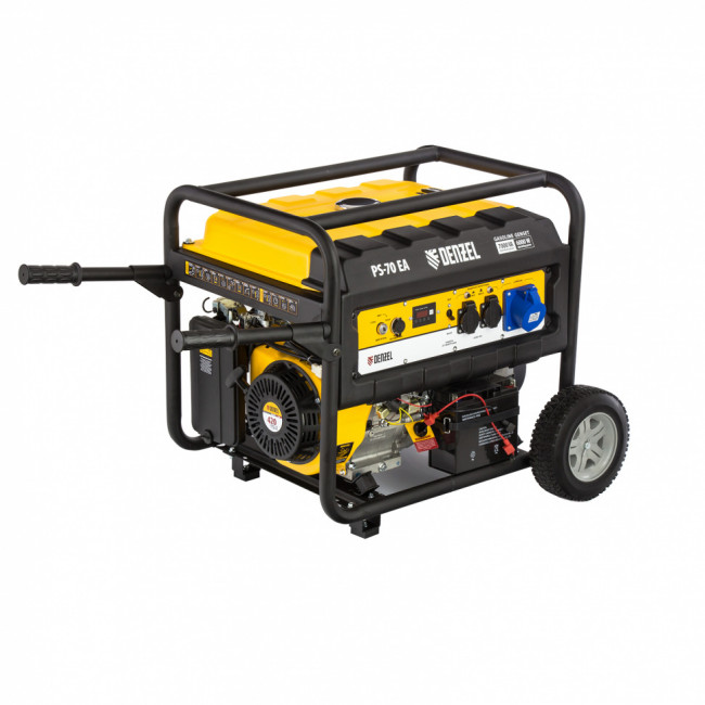 Транспортировочный комплект (колеса и ручки) для генераторов PS Denzel Транспортировочный комплект (колеса и ручки) для генераторов PS Denzel