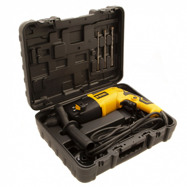 Перфоратор электрический RH-750-24, SDS-plus, 750 Вт, 2.5 Дж, 3 режима Denzel Перфоратор электрический RH-750-24, SDS-plus, 750 Вт, 2.5 Дж, 3 режима Denzel