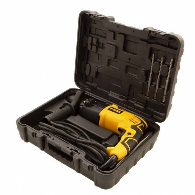 Перфоратор электрический RH-750-24, SDS-plus, 750 Вт, 2.5 Дж, 3 режима Denzel Перфоратор электрический RH-750-24, SDS-plus, 750 Вт, 2.5 Дж, 3 режима Denzel