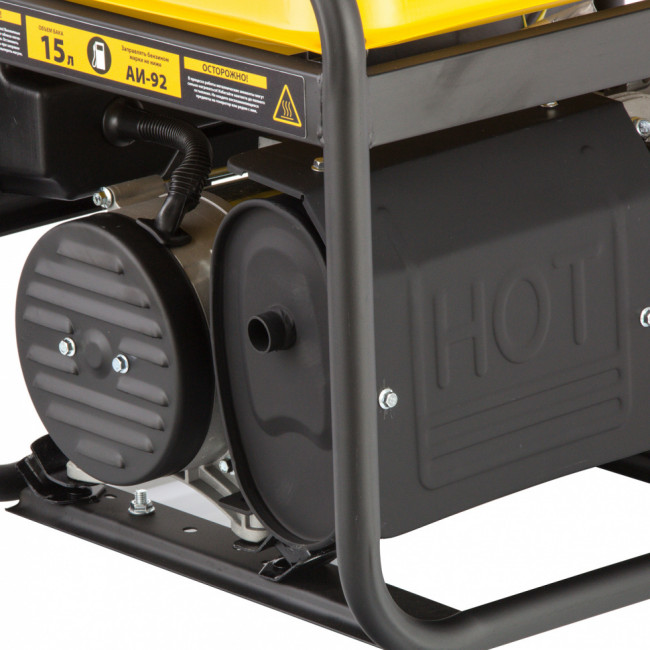 Генератор бензиновый PS 33, 3.3 кВт, 230 В, 15 л, ручной стартер Denzel Генератор бензиновый PS 33, 3.3 кВт, 230 В, 15 л, ручной стартер Denzel