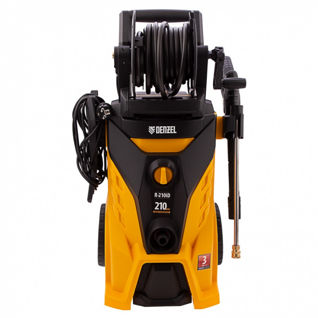 Моечная машина высокого давления R-210iD, 2600 Вт, 210 бар, 8.0 л/мин, асинхронный двигатель, барабан Denzel ( 58237 ) Моечная машина высокого давления R-210iD, 2600 Вт, 210 бар, 8.0 л/мин, асинхронный двигатель, барабан Denzel ( 58237 )