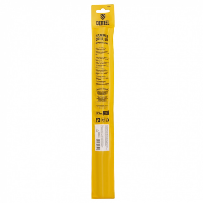 Бур по бетону, двойная спираль, три пылеотводящие кромки, 18 x 310 мм DENZEL ( 705044 ) Бур по бетону, двойная спираль, три пылеотводящие кромки, 18 x 310 мм DENZEL ( 705044 )