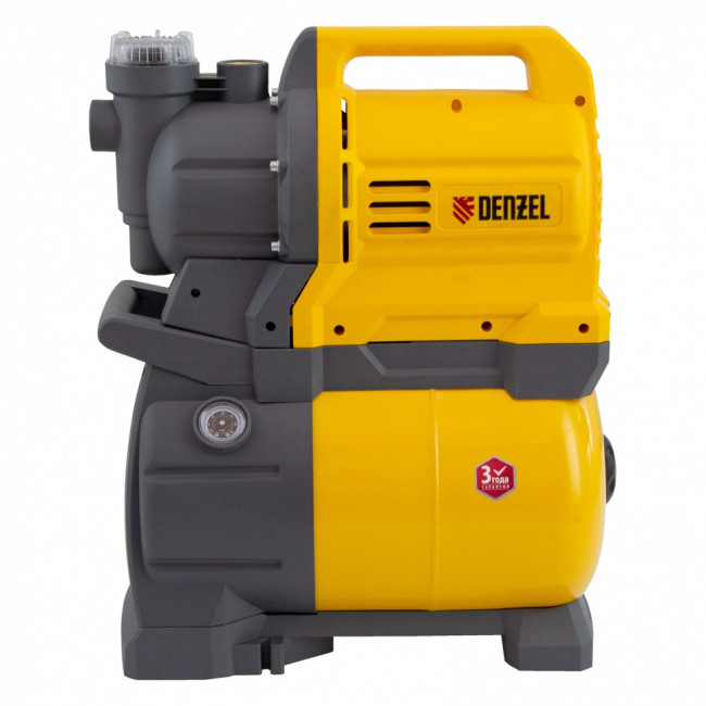Насосная станция PSХ1300, Х-Pro, 1300 Вт, 4500 л/ч, ресивер 24 л, подъем 48 м Denzel Насосная станция PSХ1300, Х-Pro, 1300 Вт, 4500 л/ч, ресивер 24 л, подъем 48 м Denzel