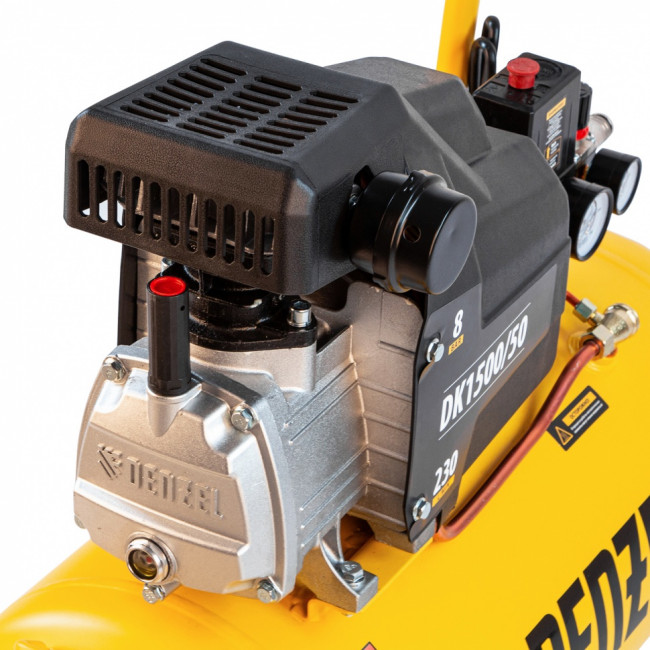 Компрессор воздушный DK1500/50, Х-PRO 1.5 кВт, 230 л/мин, 50 л Denzel