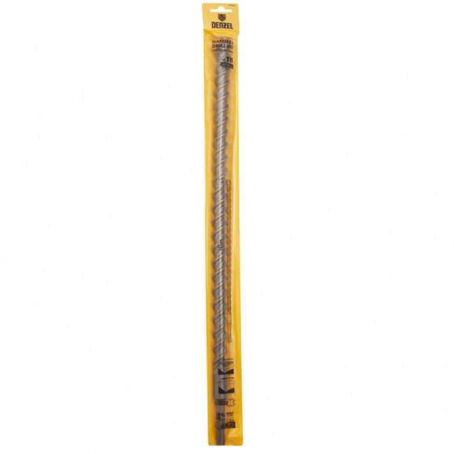 Бур по бетону, двойная спираль, три пылеотводящие кромки, 18 x 600 мм DENZEL ( 705046 ) Бур по бетону, двойная спираль, три пылеотводящие кромки, 18 x 600 мм DENZEL ( 705046 )