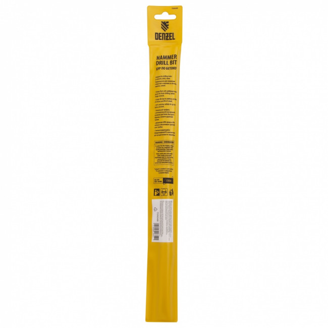 Бур по бетону, двойная спираль, три пылеотводящие кромки, 20 x 310 мм DENZEL ( 705048 )
