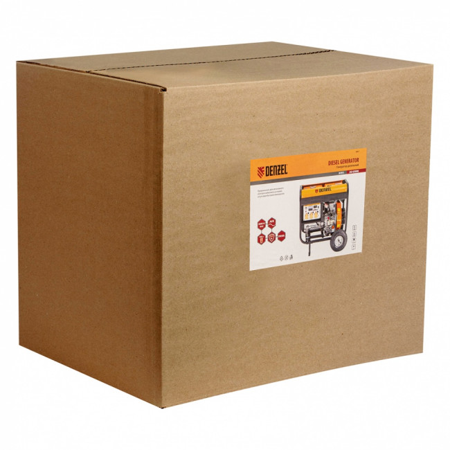 Генератор дизельный DD6300Е, 5.0 кВт, 220 В/50 Гц, 15 л, электростартер Denzel Генератор дизельный DD6300Е, 5.0 кВт, 220 В/50 Гц, 15 л, электростартер Denzel