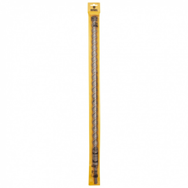 Бур по бетону, двойная спираль, три пылеотводящие кромки, 20 x 600 мм DENZEL ( 705050 ) Бур по бетону, двойная спираль, три пылеотводящие кромки, 20 x 600 мм DENZEL ( 705050 )