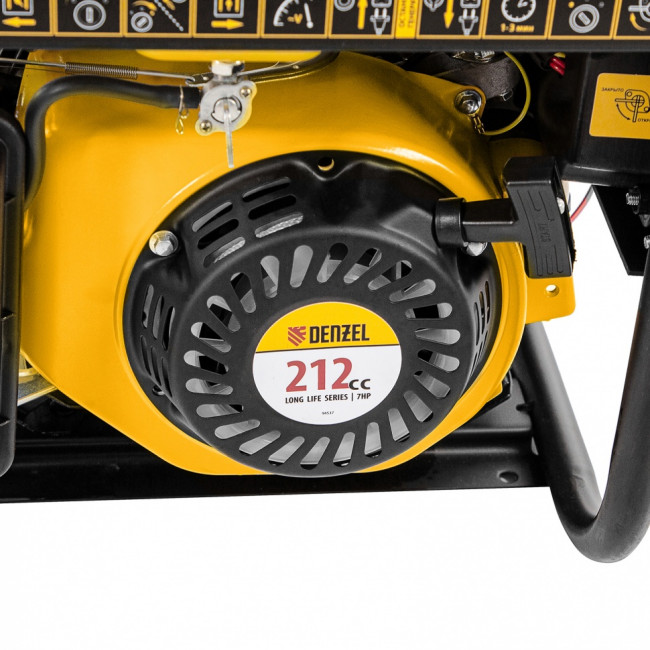 Генератор бензиновый PS-33E, 3.3 кВт, 230В, 15 л, электростартер Denzel ( 94537 ) Генератор бензиновый PS-33E, 3.3 кВт, 230В, 15 л, электростартер Denzel ( 94537 )