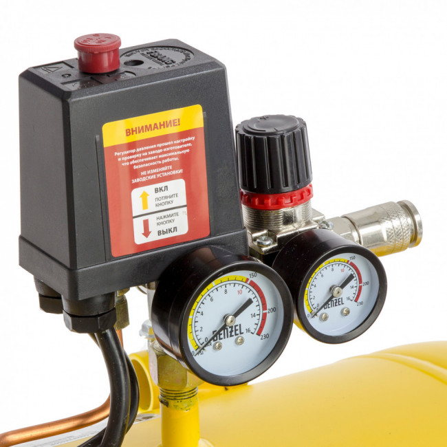 Компрессор воздушный DKV2200/100, Х-PRO 2.2 кВт, 400 л/мин, 100л Denzel