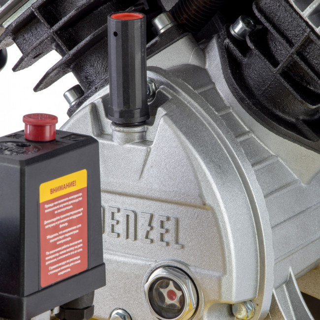 Компрессор воздушный DKV2200/100, Х-PRO 2.2 кВт, 400 л/мин, 100л Denzel