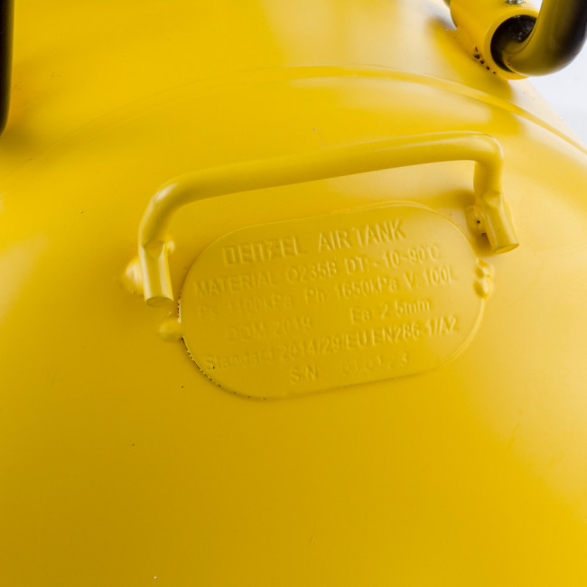 Компрессор воздушный DKV2200/100, Х-PRO 2.2 кВт, 400 л/мин, 100л Denzel