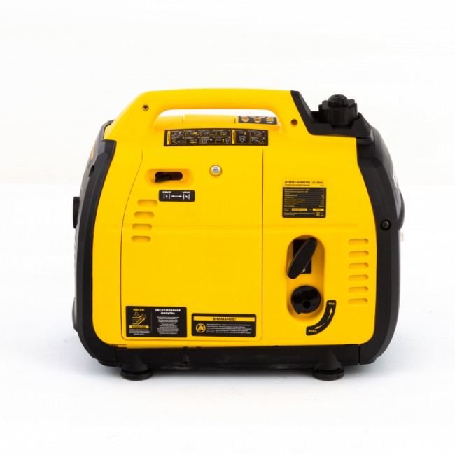 Генератор инверторный GT-1200iS, 1.2 кВт, 230 В, бак 2.4 л, закрытый корпус, ручной старт Denzel ( 94701 )
