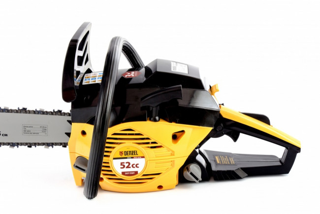 Пила цепная бензиновая DGS-5218, шина 45 см, 52 см3, 3.5 л.с, шаг 0.325, паз 1.5 мм, 72 звена Denzel Пила цепная бензиновая DGS-5218, шина 45 см, 52 см3, 3.5 л.с, шаг 0.325, паз 1.5 мм, 72 звена Denzel