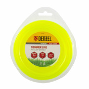 Леска для триммера, квадрат 2.4 мм х 15 м, блистер Flex cord Denzel