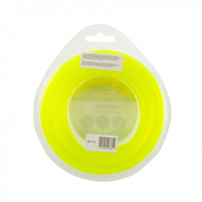 Леска для триммера, квадрат 2.4 мм х 15 м, блистер Flex cord Denzel Леска для триммера, квадрат 2.4 мм х 15 м, блистер Flex cord Denzel