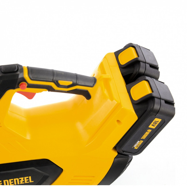 Воздуходувка аккумуляторная RB180-36, Li-ion, 36 В, 4 Ач, 180 км/ч, 820 м3/ч Denzel ( 59610 )