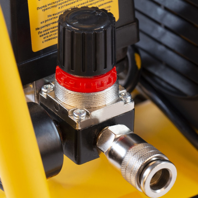 Компрессор воздушный DLC1300/24 безмасляный 1.3 кВт, 24 литра, 206 л/мин Denzel ( 58171 )