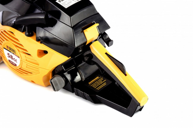 Пила цепная бензиновая DGS-5820, шина 50 см, 58 см3, 4.1 л.с, шаг 0.325, паз 1.5 мм, 76 звеньев Denzel Пила цепная бензиновая DGS-5820, шина 50 см, 58 см3, 4.1 л.с, шаг 0.325, паз 1.5 мм, 76 звеньев Denzel