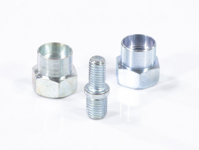 Катушка универсальная триммерная, гайка М10 х 1.25, М8, М12, винт М8-М10, левая резьба, шаг 1.5 мм Denzel Катушка универсальная триммерная, гайка М10 х 1.25, М8, М12, винт М8-М10, левая резьба, шаг 1.5 мм Denzel