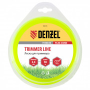 Леска для триммера, звезда 2.4 мм х 58 м, блистер Flex cord Denzel Леска для триммера, звезда 2.4 мм х 58 м, блистер Flex cord Denzel
