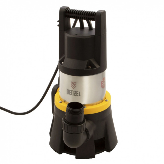 Дренажный насос DP1400X, 1400 Вт, подъем 11 м, 25000 л/ч Denzel Дренажный насос DP1400X, 1400 Вт, подъем 11 м, 25000 л/ч Denzel