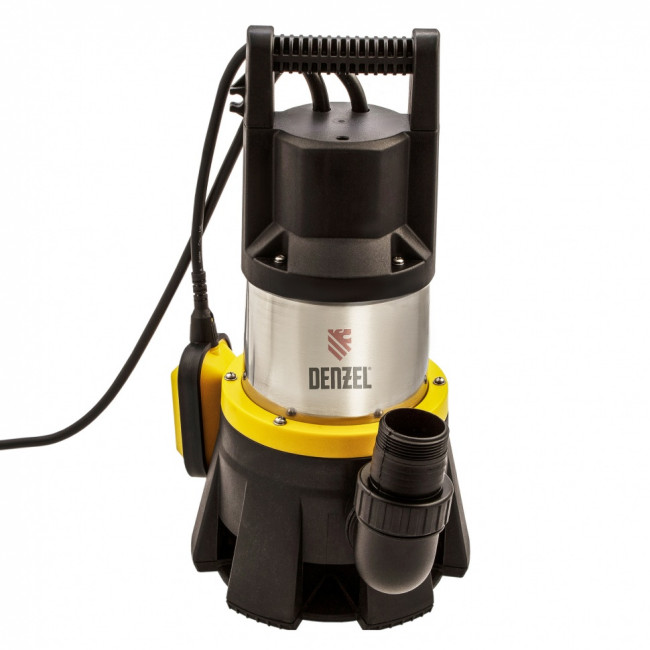 Дренажный насос DP1400X, 1400 Вт, подъем 11 м, 25000 л/ч Denzel Дренажный насос DP1400X, 1400 Вт, подъем 11 м, 25000 л/ч Denzel