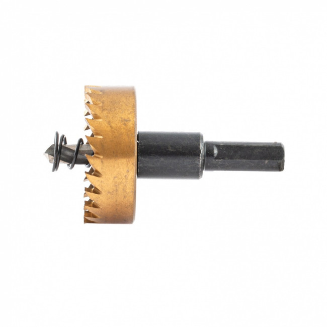 Коронка по металлу HSS, 40 мм, нитридтитановое покрытие Denzel ( 724112 ) Коронка по металлу HSS, 40 мм, нитридтитановое покрытие Denzel ( 724112 )