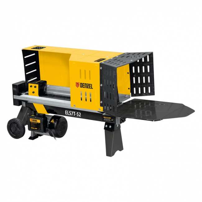 Дровокол электрический ELS7T-52, 2300 Вт, сила раскола 7т, макс. размеры полена D250 x 520 мм Denzel ( 96905 )