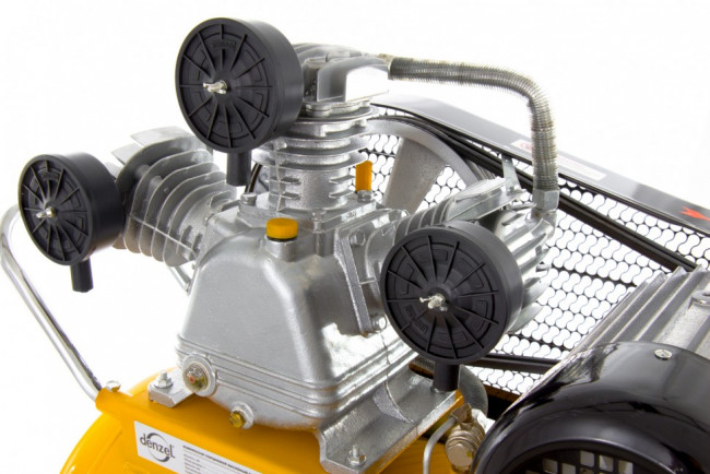 Компрессор масляный PC 3/100-504, ременный, производительность 504 л/м, мощность 3 кВт Denzel Компрессор масляный PC 3/100-504, ременный, производительность 504 л/м, мощность 3 кВт Denzel