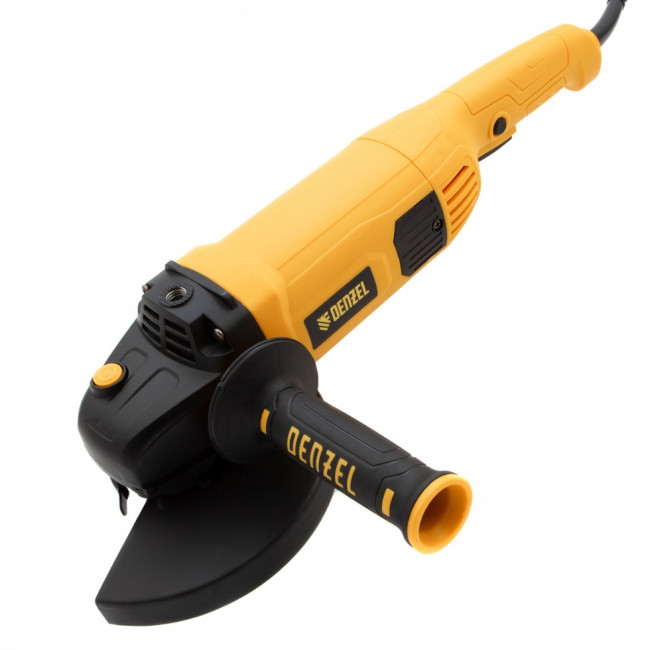 Машина шлифовальная угловая AG180-2000, 2000 Вт, 180 мм, 8500 об/мин Denzel Машина шлифовальная угловая AG180-2000, 2000 Вт, 180 мм, 8500 об/мин Denzel