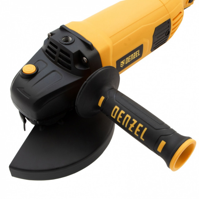 Машина шлифовальная угловая AG180-2000, 2000 Вт, 180 мм, 8500 об/мин Denzel Машина шлифовальная угловая AG180-2000, 2000 Вт, 180 мм, 8500 об/мин Denzel