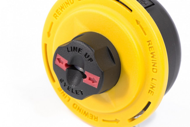 Катушка триммерная полуавтоматическая, легкая заправка лески, гайка M8x1.25, винт M8-M8 Denzel Катушка триммерная полуавтоматическая, легкая заправка лески, гайка M8x1.25, винт M8-M8 Denzel