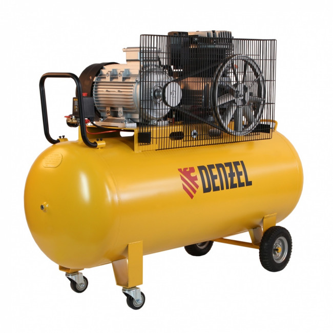 Компрессор воздушный, ременный привод BCI5500-T/270, 5.5 кВт, 270 литров, 850 л/мин Denzel ( 58129 )