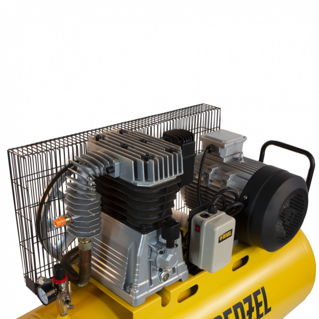 Компрессор воздушный, ременный привод BCI5500-T/270, 5.5 кВт, 270 литров, 850 л/мин Denzel ( 58129 )