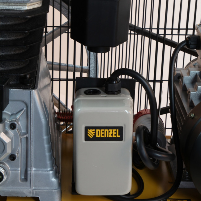 Компрессор воздушный, ременный привод BCI5500-T/270, 5.5 кВт, 270 литров, 850 л/мин Denzel ( 58129 )