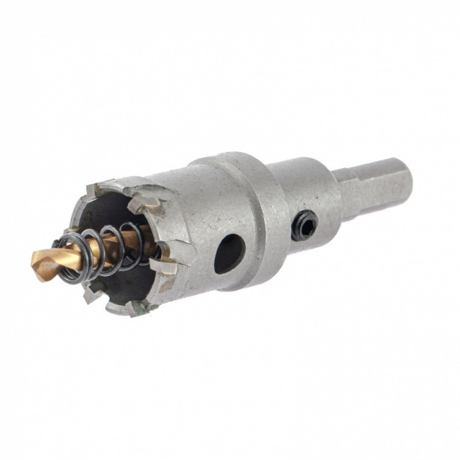 Коронка по металлу твердосплавная, 26 мм Denzel ( 724006 ) Коронка по металлу твердосплавная, 26 мм Denzel ( 724006 )