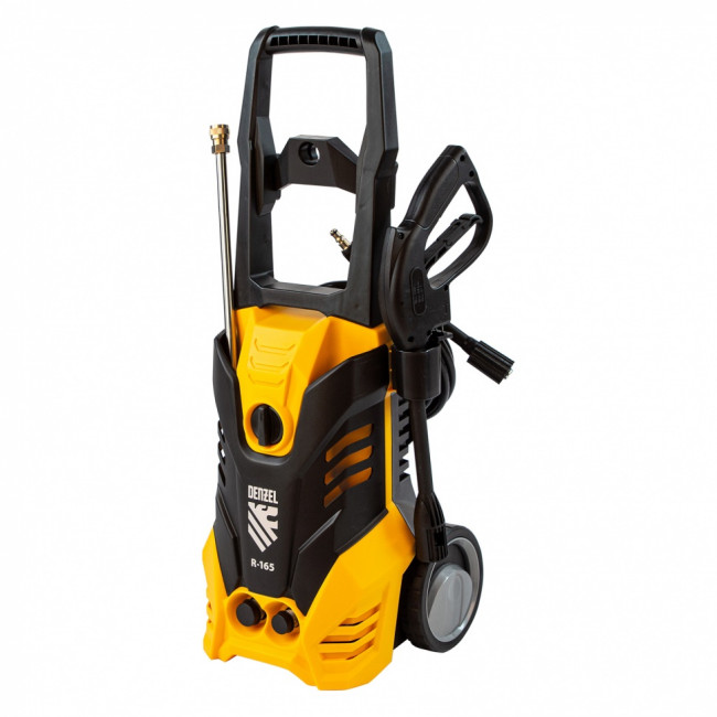 Моечная машина высокого давления R-165, 2200 Вт, 165 бар, 7 л/мин, колесная Denzel Моечная машина высокого давления R-165, 2200 Вт, 165 бар, 7 л/мин, колесная Denzel