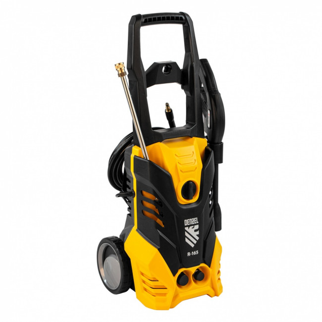 Моечная машина высокого давления R-165, 2200 Вт, 165 бар, 7 л/мин, колесная Denzel Моечная машина высокого давления R-165, 2200 Вт, 165 бар, 7 л/мин, колесная Denzel