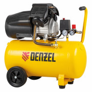 Компрессор воздушный DCV2200/50, прямой привод, 2.2 кВт, 50 литров, 380 л/мин Denzel ( 58167 )