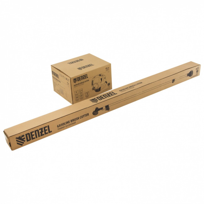 Триммер бензиновый DR-43, 43 см3, неразъемная штанга, состоит из 2 частей Denzel ( 96273 ) Триммер бензиновый DR-43, 43 см3, неразъемная штанга, состоит из 2 частей Denzel ( 96273 )