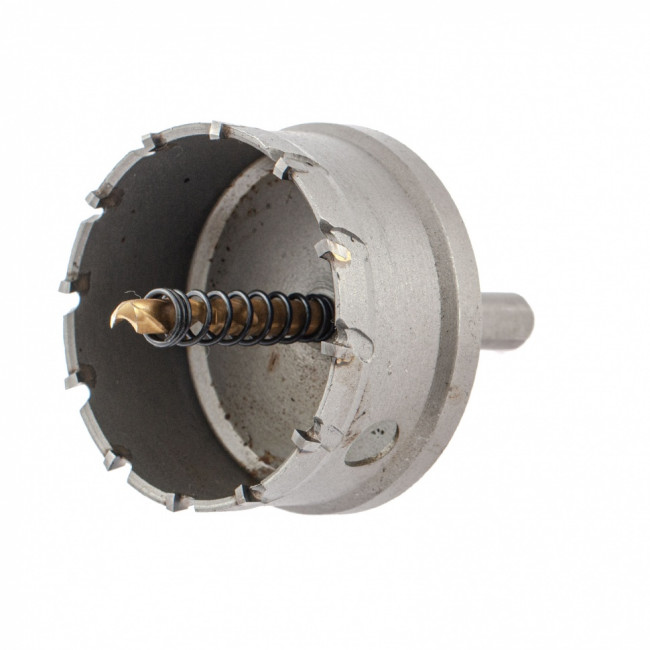 Коронка по металлу твердосплавная, 64 мм Denzel ( 724018 ) Коронка по металлу твердосплавная, 64 мм Denzel ( 724018 )